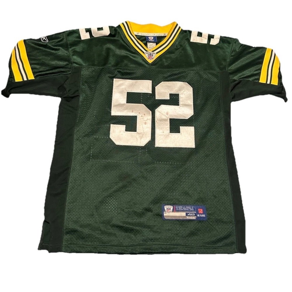 Vintage Reebok NFL Equipment Mesh Jersey 52 Matthews Mens Sz 48 -STAINS W/ WEAR